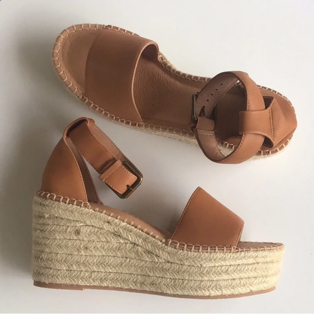 Soludos Montauk platform wedge espadrille sandals